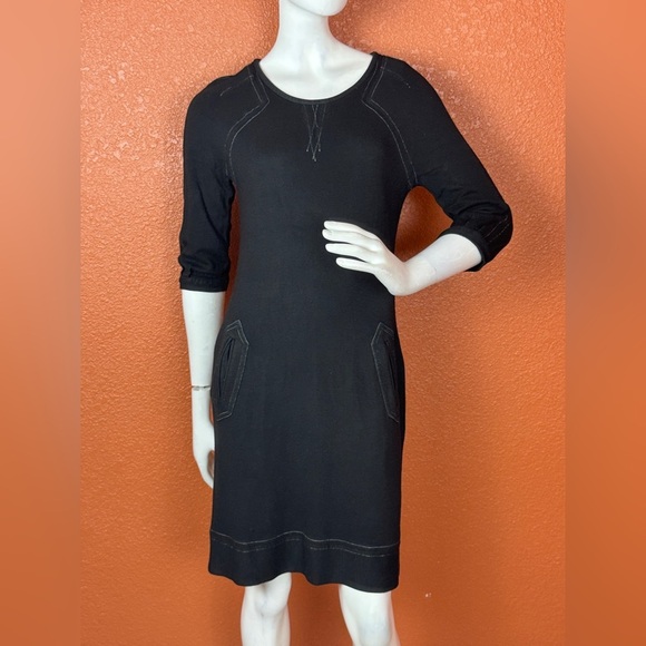 Yigal Azrouel Black Long Sleeve Dress size 4. E3 - Picture 1 of 17